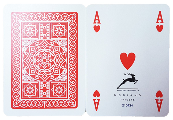 Modiano Poker N”98 Gemarkeerde kaarten